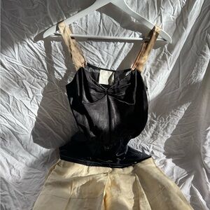 Lanvin 2006 Black Satin dress